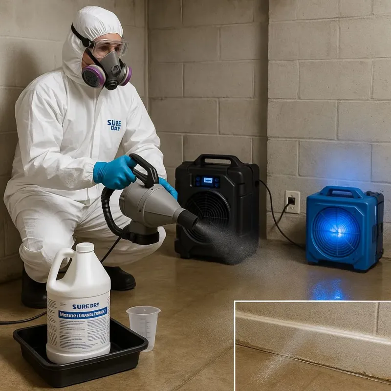Sanitization and Odor Removal process in Moosic, PA