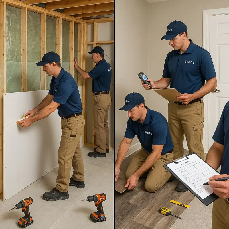 Repairs and Reconstruction process in Moosic, PA