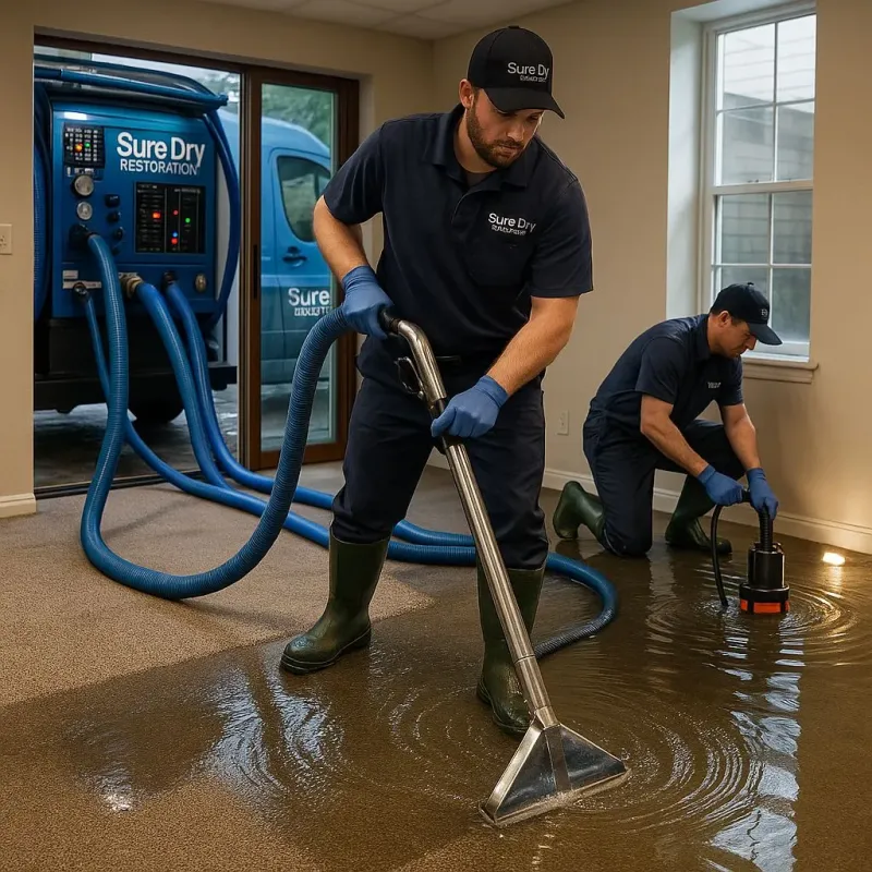 Water Extraction and Removal process in Moosic, PA